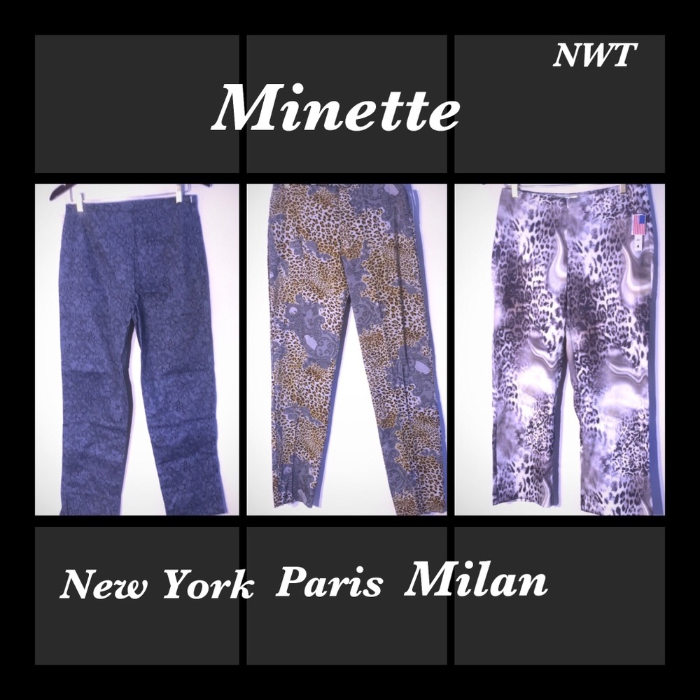 Bundle 3 Cropped Designer Dress Pants by Minette